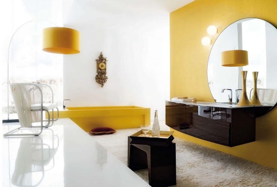 Creative Yellow Bathroom