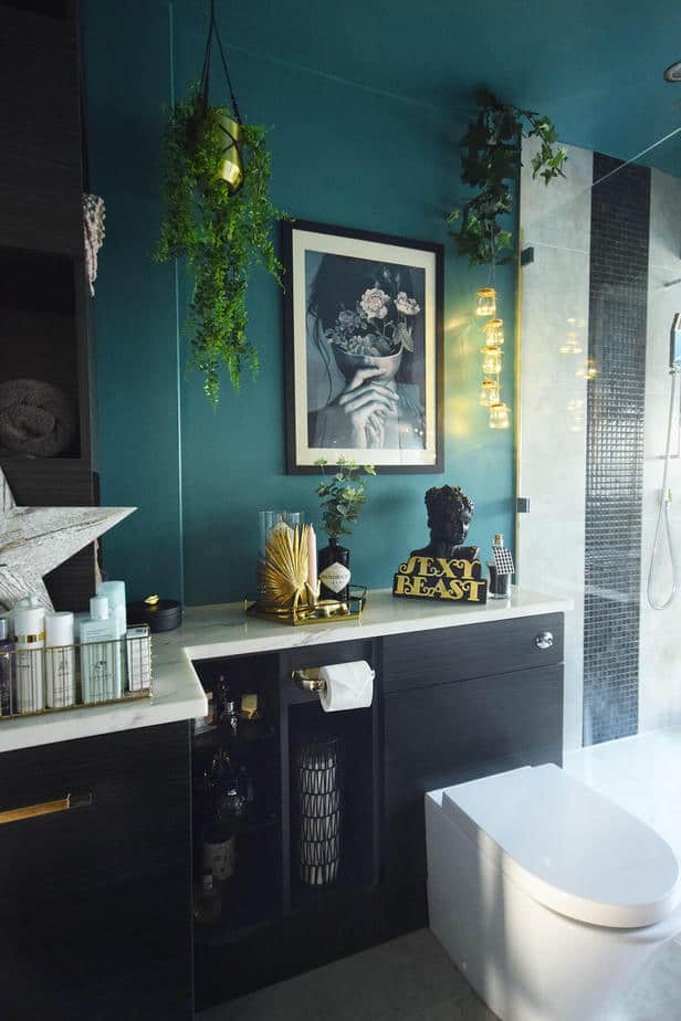 Good-Looking Teal Bathroom