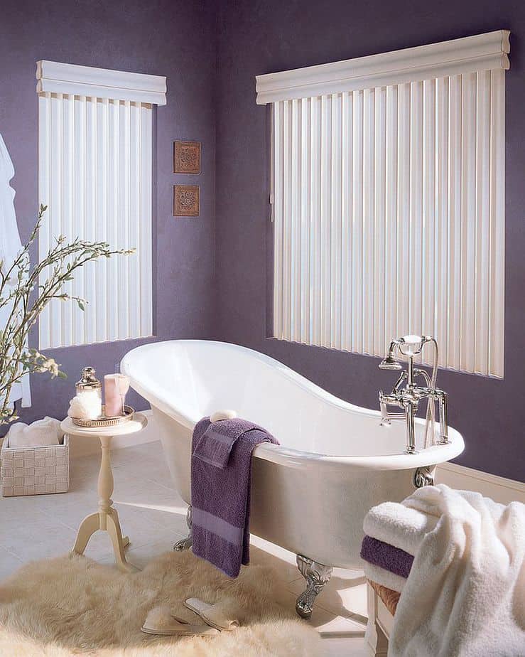 Chic Lavender Bathroom