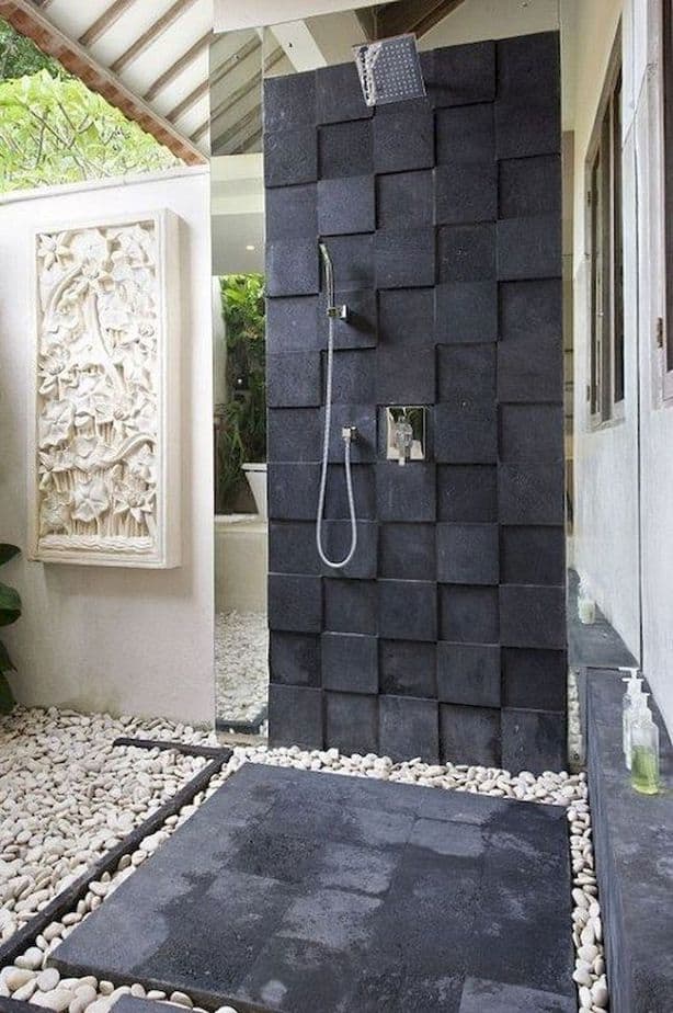 Pool Stone Bathroom