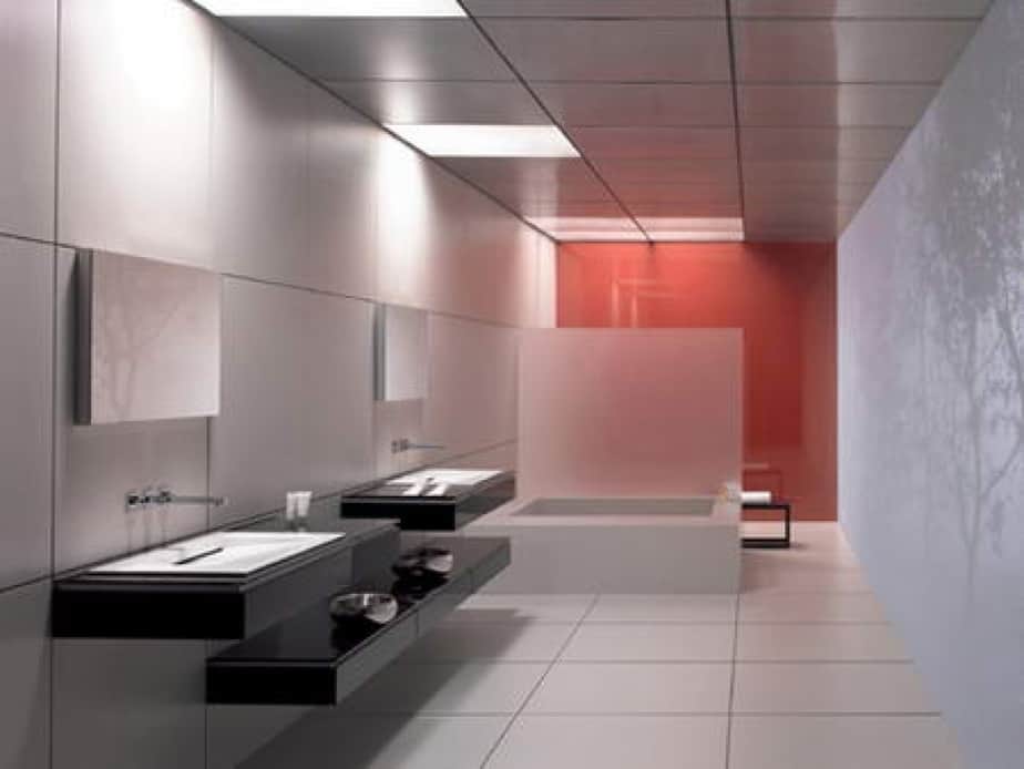 Futuristic Office Bathroom