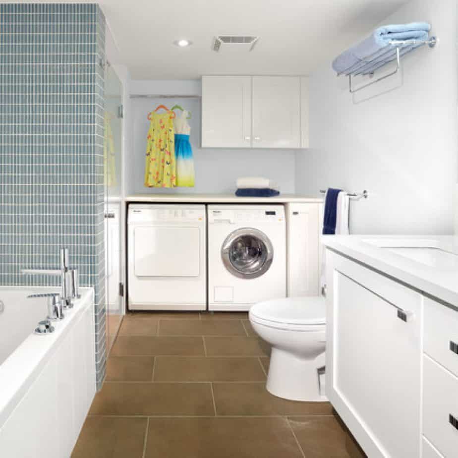 Nice Bathroom Laundry Room