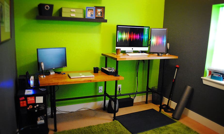 Adjustable DIY Computer Desk