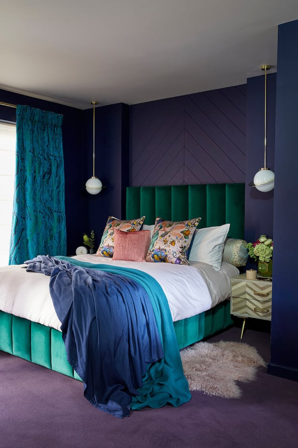 Colors to Go with Green in Bedroom for master