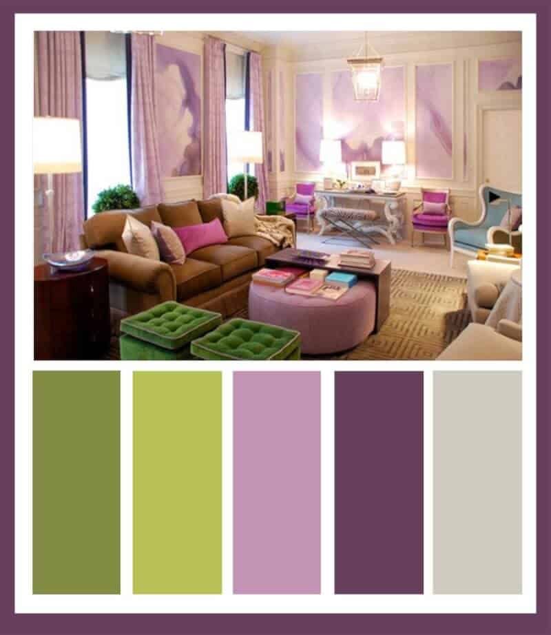 What Are the Colors That Go with Purple cheerful